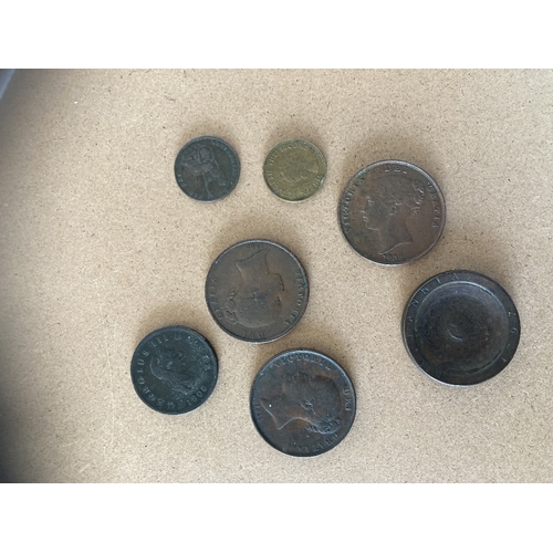 2 - Coins : Tub of various old coins, UK and Foreign, small amount of silver noted