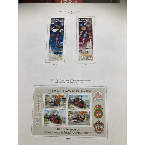 76 - STAMPS : Two boxes of First Day Covers and stamp albums GB and Channel Islands