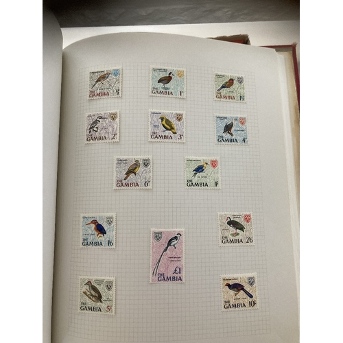 81 - STAMPS : BRITISH COMMONWEALTH, box with seven spring back albums, each full with various mint and us... 