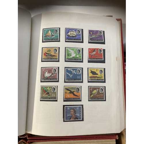 81 - STAMPS : BRITISH COMMONWEALTH, box with seven spring back albums, each full with various mint and us... 