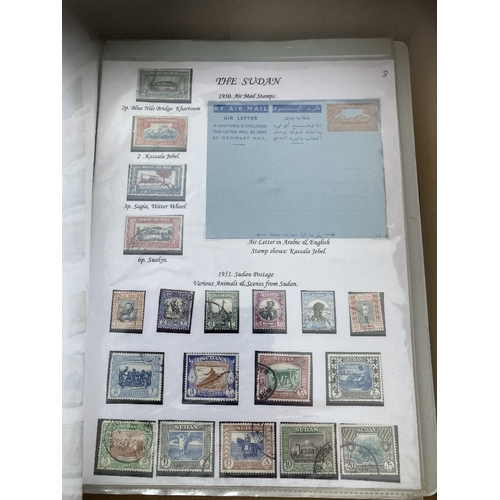 97 - STAMPS : BRITISH COMMONWEALTH, box with a couple of binders & a stockbook with duplication in blocks... 