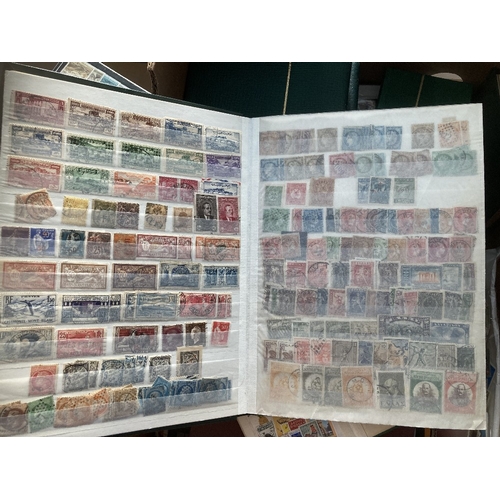 99 - STAMPS : Large box containing World accumulation, many albums and small stockbooks, a treasure trove... 