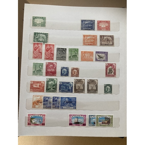 119 - STAMPS : BRITISH COMMONWEALTH, box with four albums containing mint & used from all periods. Some us... 