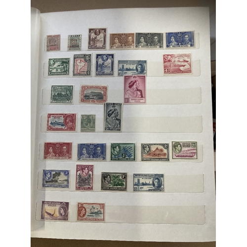 119 - STAMPS : BRITISH COMMONWEALTH, box with four albums containing mint & used from all periods. Some us... 