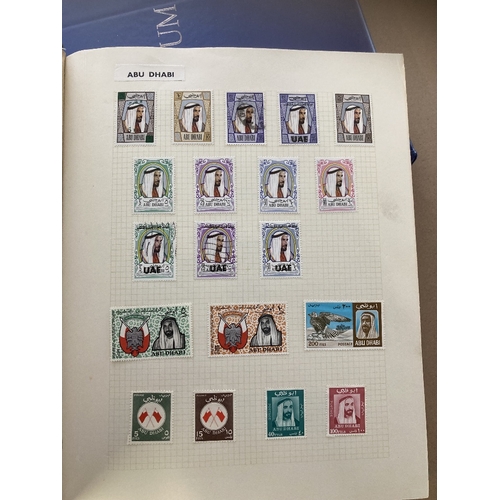 124 - STAMPS : Various albums of stamps, including some GB postage