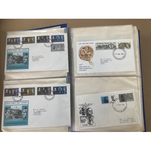 125 - STAMPS : BRITISH COMMONWEALTH, box with three binders of mint & used issues mostly QEII with some us... 