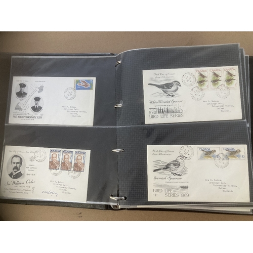 179 - STAMPS : Three albums of first day covers 1950's to 70's plus a few from Malta and Spain