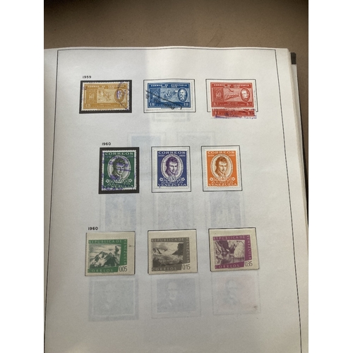 641 - STAMPS VENEZUELA 1859 to 1960s mint and used collection in a printed album with useful classics, air... 