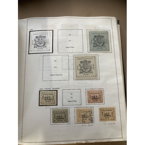 641 - STAMPS VENEZUELA 1859 to 1960s mint and used collection in a printed album with useful classics, air... 