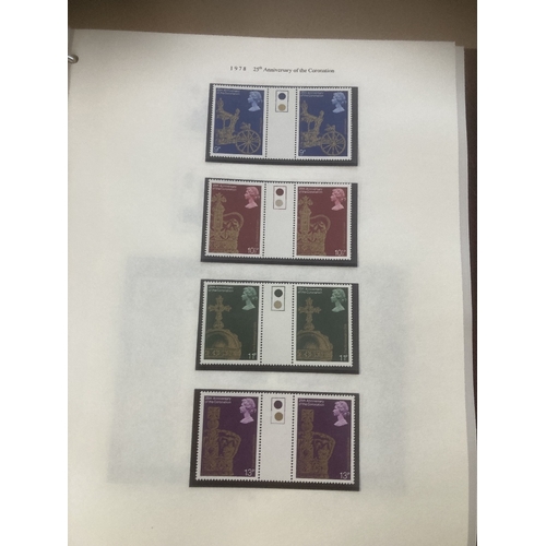 232 - STAMPS : GREAT BRITAIN : Collection mint and used in four albums 1840- 2000. Starting with Penny Bla... 