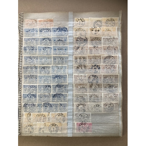 629 - STAMPS SWEDEN A used stock in five stockbooks with issues from 1880s through to 1990s. Many 1000s of... 