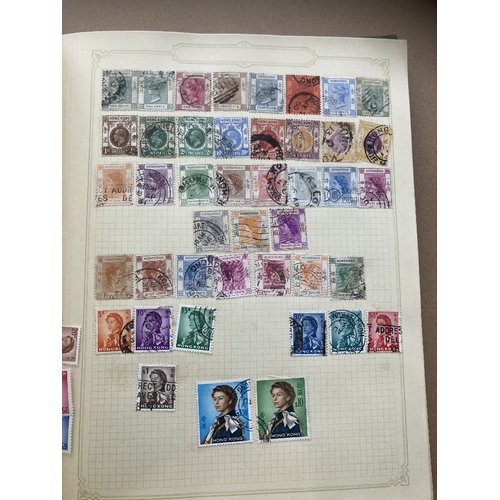 139 - STAMPS : WORLD, box with various albums, loose stamps on and off paper. A good mixture with useful i... 