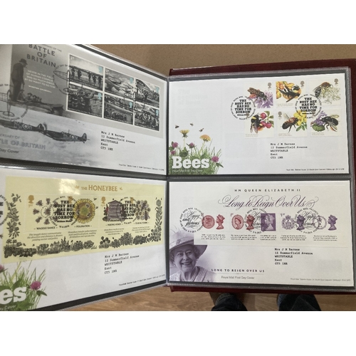 148 - CHARITY STAMPS : Collection of GB First Day Covers 1977 to 2016, a really good lot and well presente... 