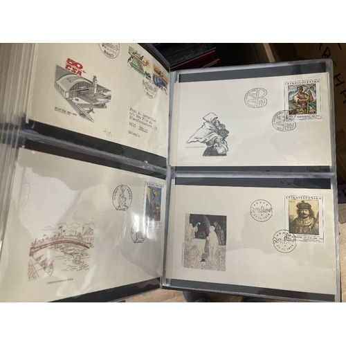 180 - STAMPS : CZECHOSLOVAKIA, 1947-1981 a fabulous collection of FDCs, housed in nine cover albums. All c... 