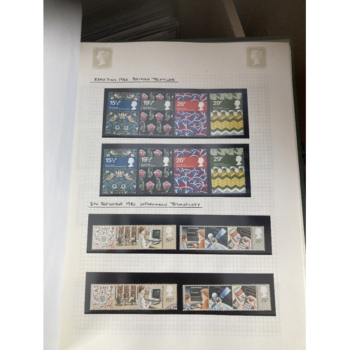 240 - STAMPS : GREAT BRITAIN : Mint & used collection in four albums upto 1991, also two albums with FDCs.... 