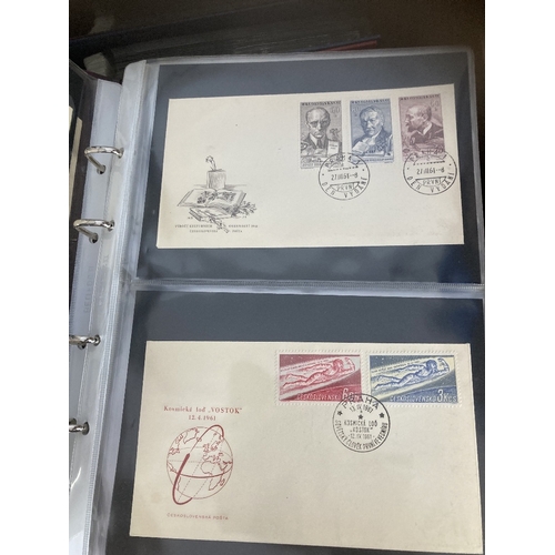 180 - STAMPS : CZECHOSLOVAKIA, 1947-1981 a fabulous collection of FDCs, housed in nine cover albums. All c... 