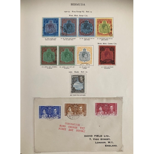 38 - STAMPS : BRITISH COMMONWEALTH, a superb George VI fine used collection housed in two New Age printed... 