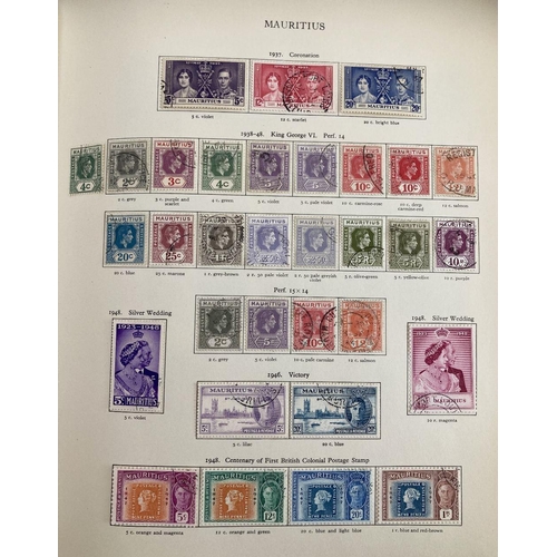 38 - STAMPS : BRITISH COMMONWEALTH, a superb George VI fine used collection housed in two New Age printed... 