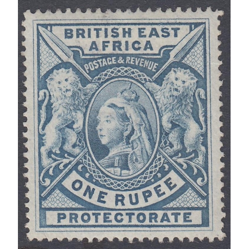 529 - STAMPS BRITISH EAST AFRICA 1901 1r Dull Blue, mounted mint SG 92a