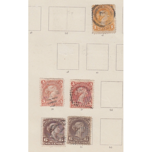 415 - STAMPS CANADA : Mint & used collection on printed Imperial Album pages with a useful splattering of ... 