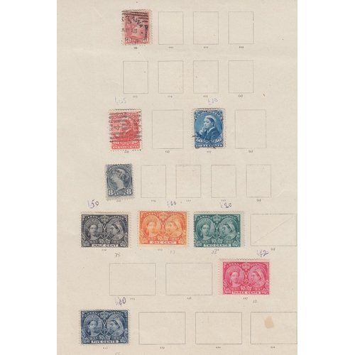 415 - STAMPS CANADA : Mint & used collection on printed Imperial Album pages with a useful splattering of ... 