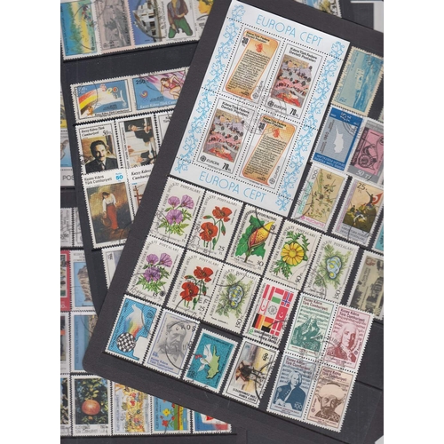 437 - STAMPS CYPRUS Used collection on pages and stock cards, QV to QEII