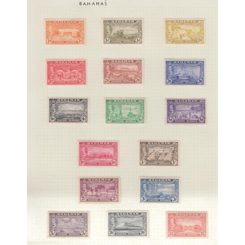 53 - STAMPS : BRITISH COMMONWEALTH mint collection in springback album, some better sets noted including ... 