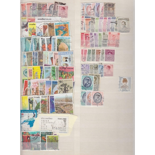 70 - STAMPS : WORLD, stockbook including Gulf States, Far East etc. with some China, Korea, Thailand, Yem... 