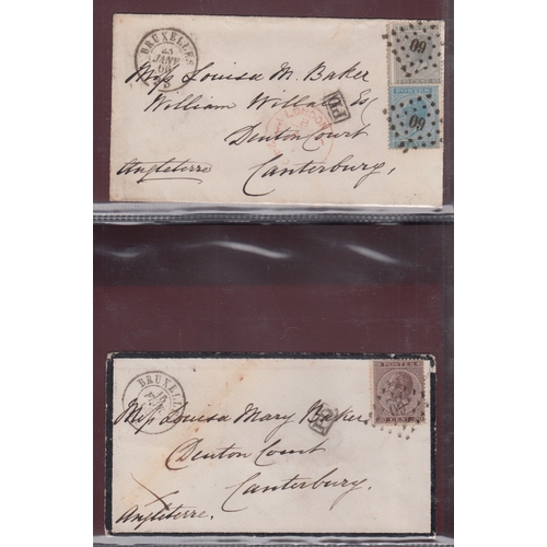 150 - STAMPS POSTAL HISTORY : Three albums of mixed covers QV to Modern, including registered letters etc