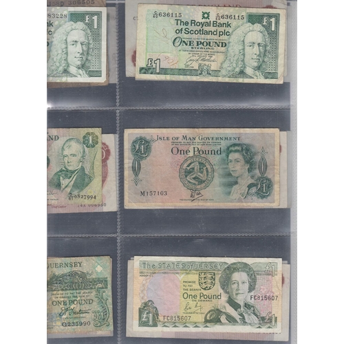 33 - BANK NOTES : Accumulation of old used bank notes, mainly GB but a few Foreign values to 10/-