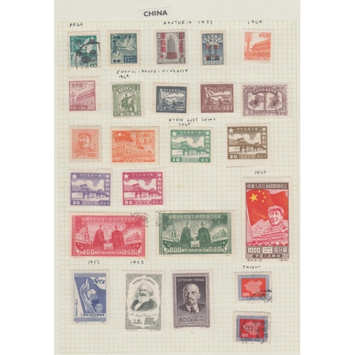 428 - STAMPS CHINA Selection of mint & used issues in two stock albums, with lots of material from early t... 