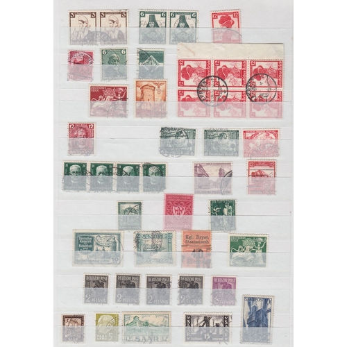 483 - STAMPS GERMANY Early to modern in stock book mint and used (100's)