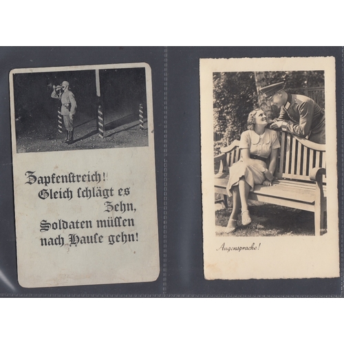 490 - STAMPS GERMANY Album of German Third Reich postcards and photos (88)