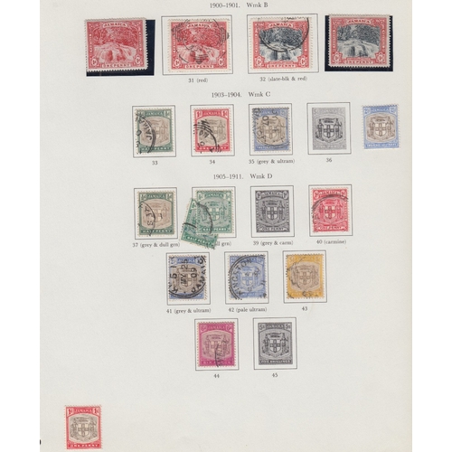 522 - STAMPS JAMAICA Used collection in SG album, 1860- 1973, mainly  soundly used, some better stamps spo... 