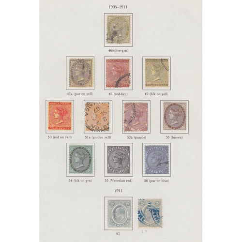 522 - STAMPS JAMAICA Used collection in SG album, 1860- 1973, mainly  soundly used, some better stamps spo... 