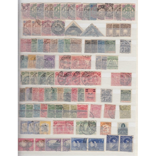 136 - CHARITY STAMPS : World used accumulation mainly QV to GV period in two stockbooks, mint and used inc... 