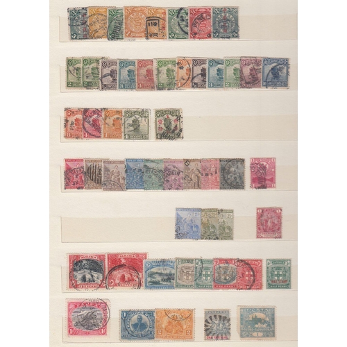 136 - CHARITY STAMPS : World used accumulation mainly QV to GV period in two stockbooks, mint and used inc... 