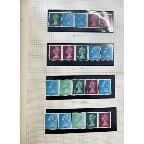 226 - STAMPS GREAT BRITAIN : Five album of mainly mint issues including early Traffic Light pairs and regi... 