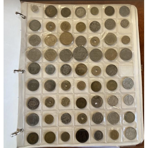 32 - COINS : Album of various World coins including China and Hong Kong (no GB)