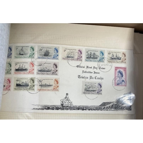 45 - STAMPS : BRITISH COMMONWEALTH & FOREIGN, box with various on album & stock pages. Includes a useful ... 