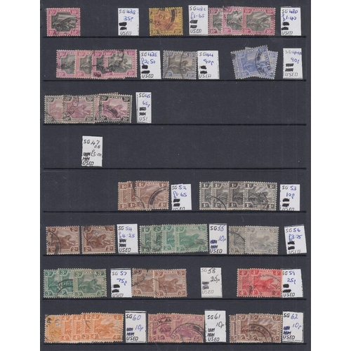 541 - STAMPS MALAYA Dealer used stock of Malaya, early to modern 100's