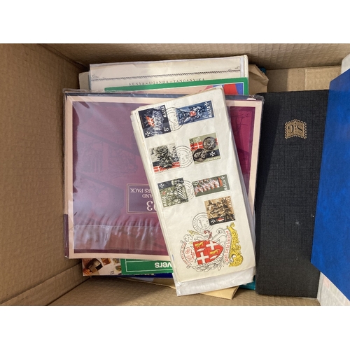 113 - STAMPS : BRITISH COMMONWEALTH, large sorting box with album pages, stockbooks, covers etc. A great l... 