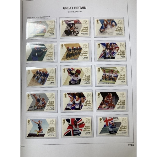 242 - STAMPS GREAT BRITAIN : Mint collection 1960's onwards with many block and multiples, in three stock ... 