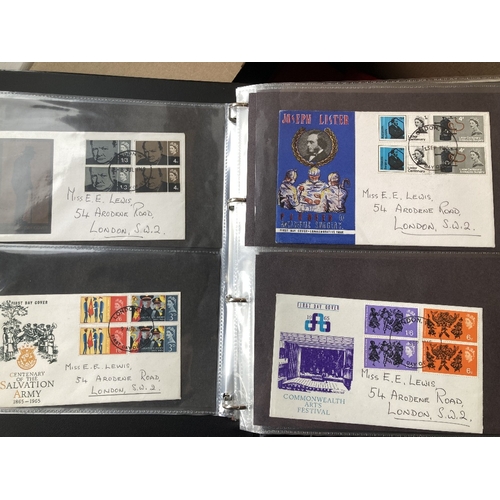 322 - STAMPS FIRST DAY COVERS : Various albums of First day covers in large box