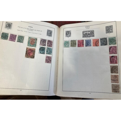 81 - STAMPS : Various World Stamp albums including 1937 Coronation sets plus loose stamps , a great rumma... 