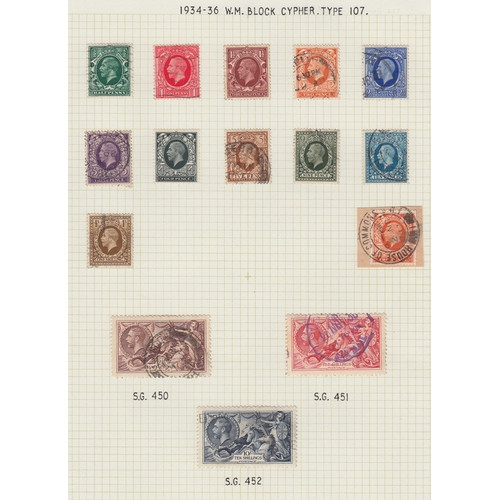 216 - STAMPS BREAT BRITAIN : Mint and used collection from QV to early QEII in three albums. starting with... 