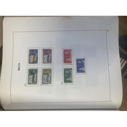 122 - STAMPS : Seven albums and stockbooks of European countries mint and used, Denmark, Germany, Malta, N... 