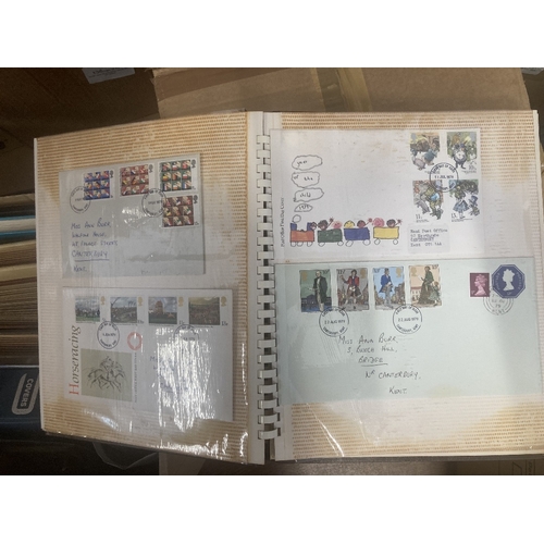 137 - CHARITY STAMPS 
: Various albums and stock books including FDC's and mint stamps , (being sold on be... 