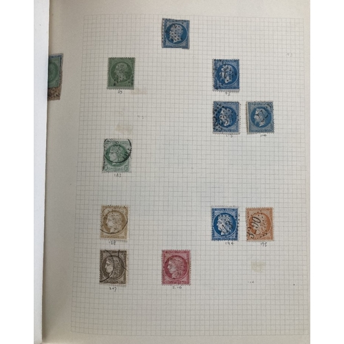 118 - STAMPS :Box of five alums of mainly European stamps, including early France and Switzerland etc  (10... 