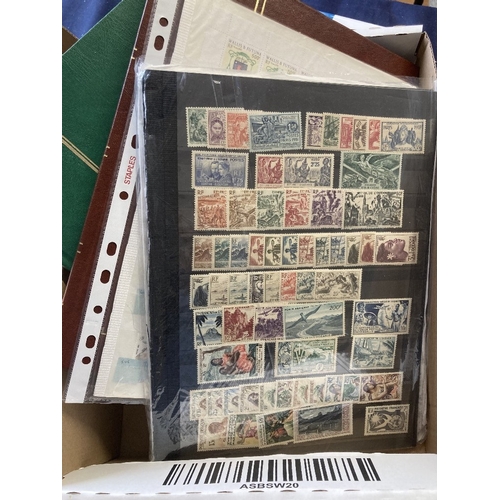 473 - STAMPS FRANCE Mostly mint collection in two stockbooks and on stock pages with many useful sets, sin... 